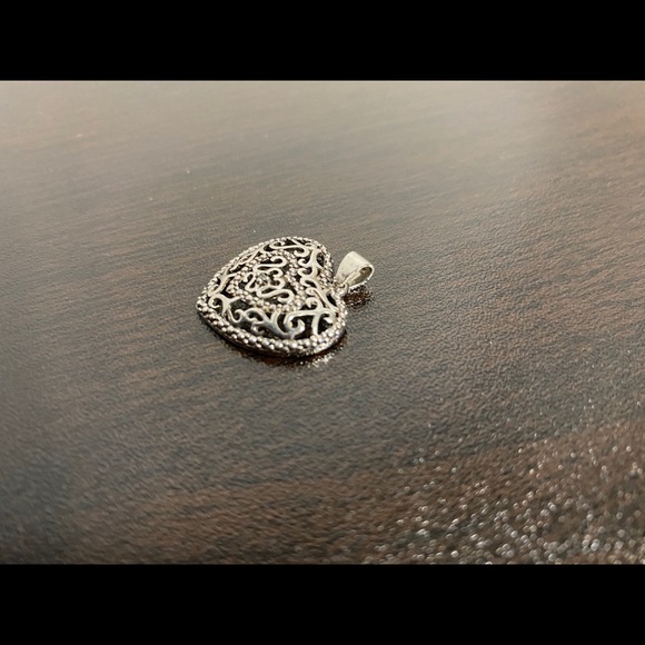 Sterling Silver Heart Pendant - Picture 3 of 5